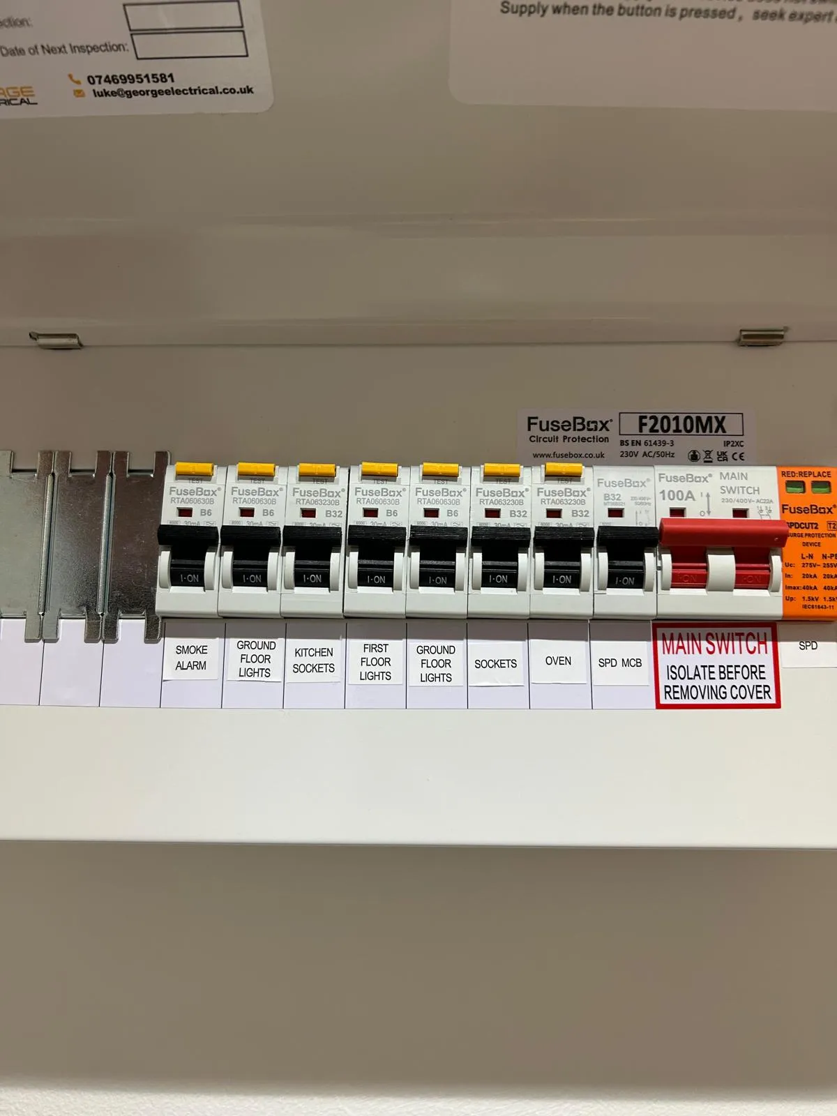a circuit with a red and yellow switch